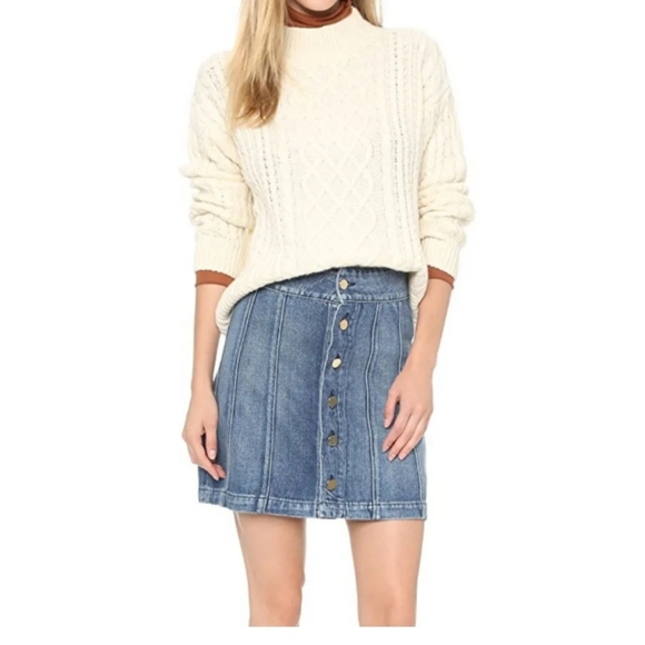 Frame Denim Le Panel Mini Skirt Size 28 - Picture 9 of 9